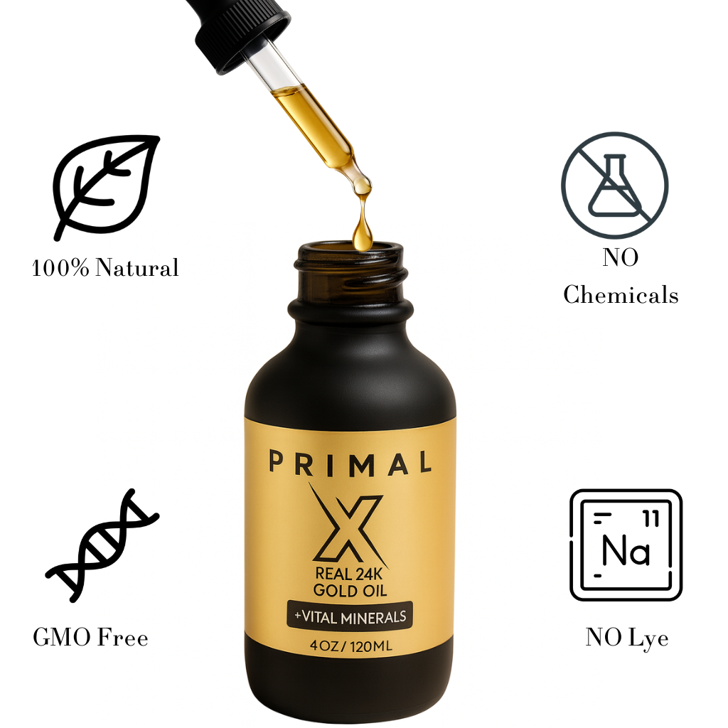 PrimalU Natural Gold Oil Supplement