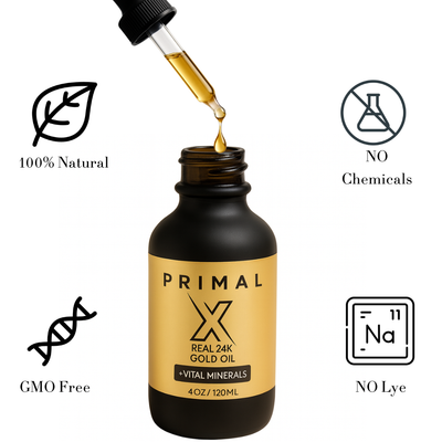PrimalU Natural Gold Oil Supplement