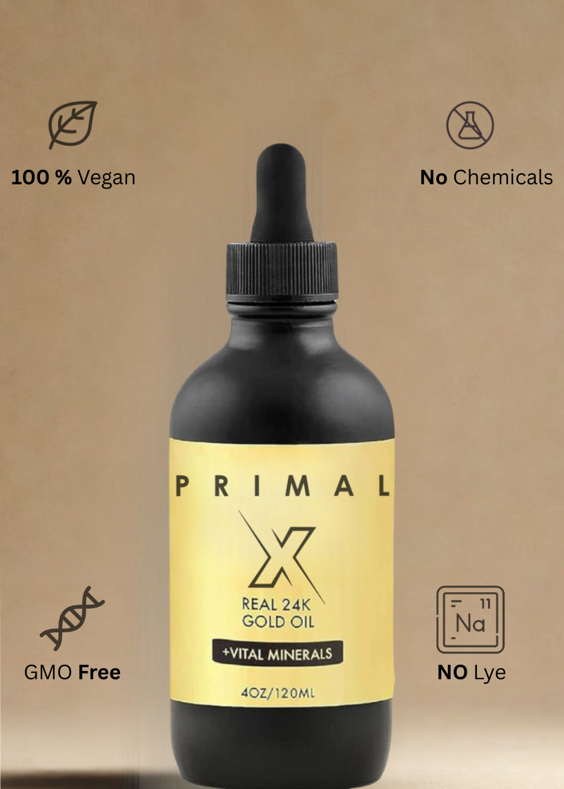 PrimalU Natural Gold Oil Supplement