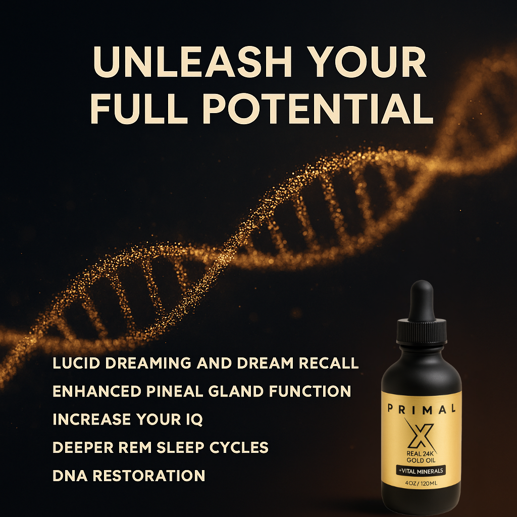 PrimalU Natural Gold Oil Supplement